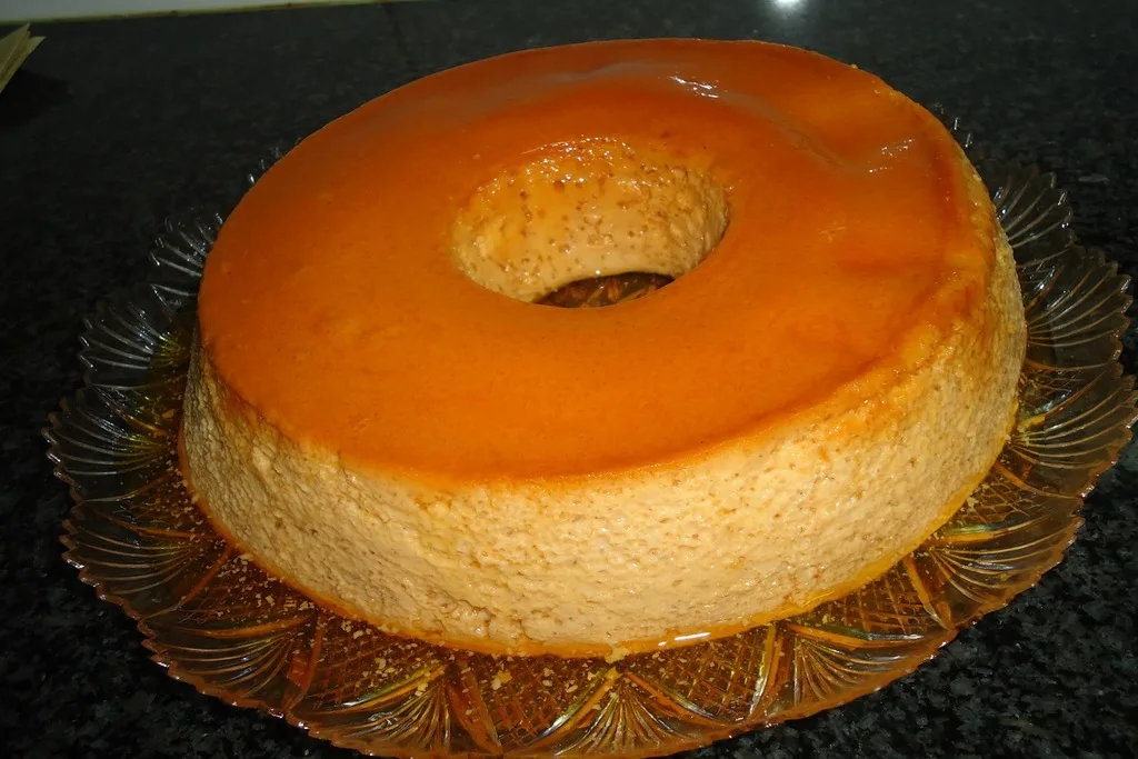 Pudim de leite ninho