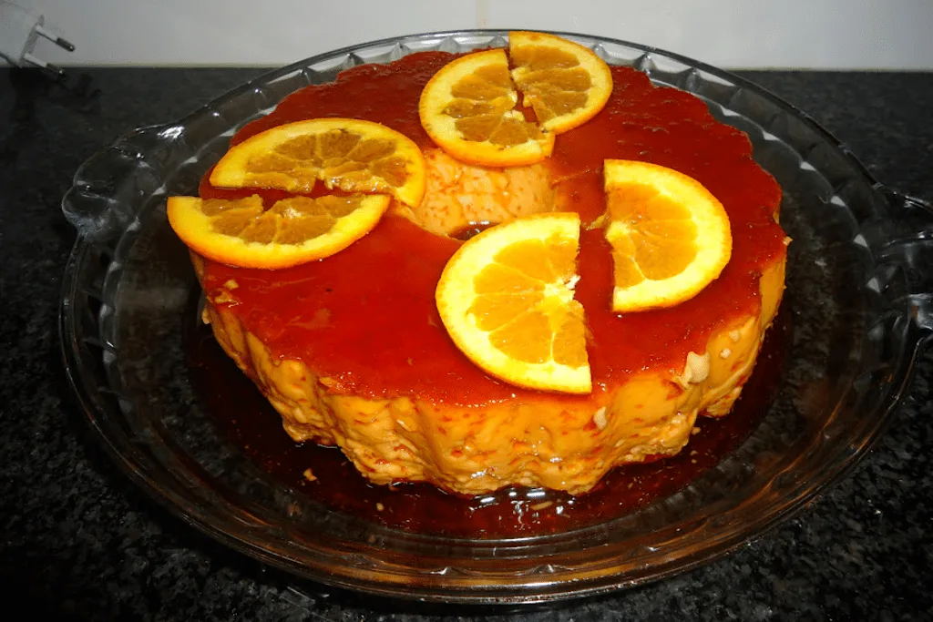 Pudim de laranja muito simples e gostoso