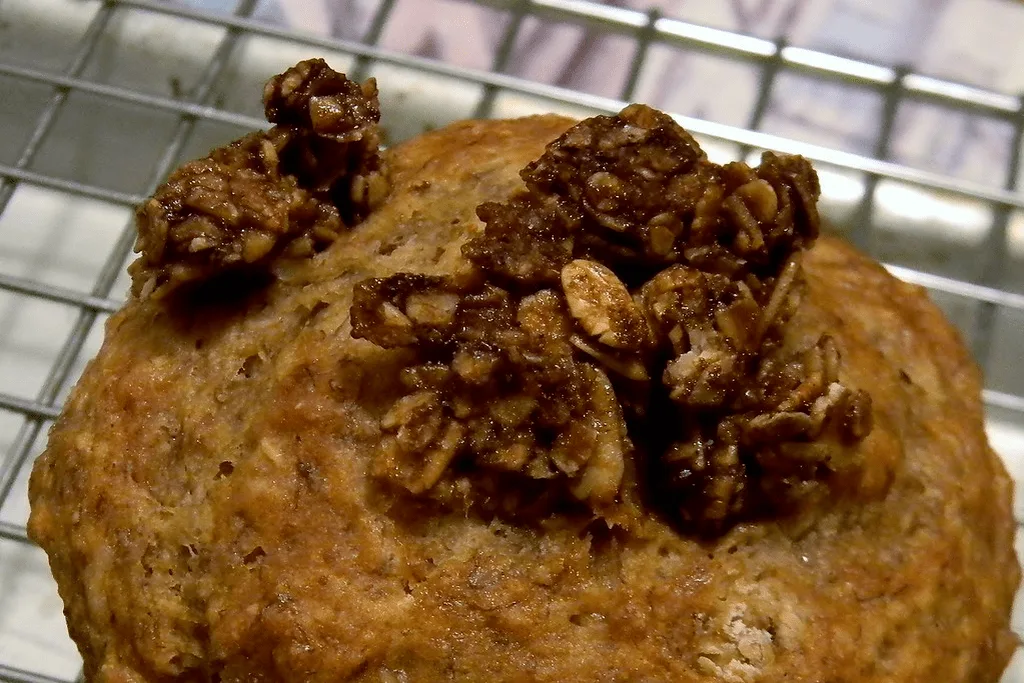 Muffin de banana mega gostoso