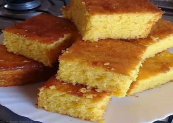 Bolo de Milho de Latinha com Coco