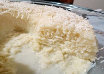 Bolo de Tapioca Cremoso que Não Vai ao Forno