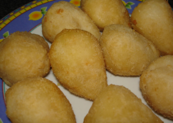 Coxinha com Massa de Mandioca