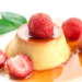 Flan de Morango com Gelatina sem Sabor