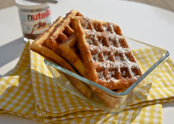 Waffle Pão de Queijo Caseiro