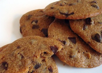 Cookies com Gotas de Chocolate ao Leite