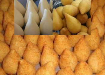 Coxinha de Frango com Massa de Leite Simples