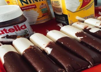 Geladinho de Leite Ninho com Nutella