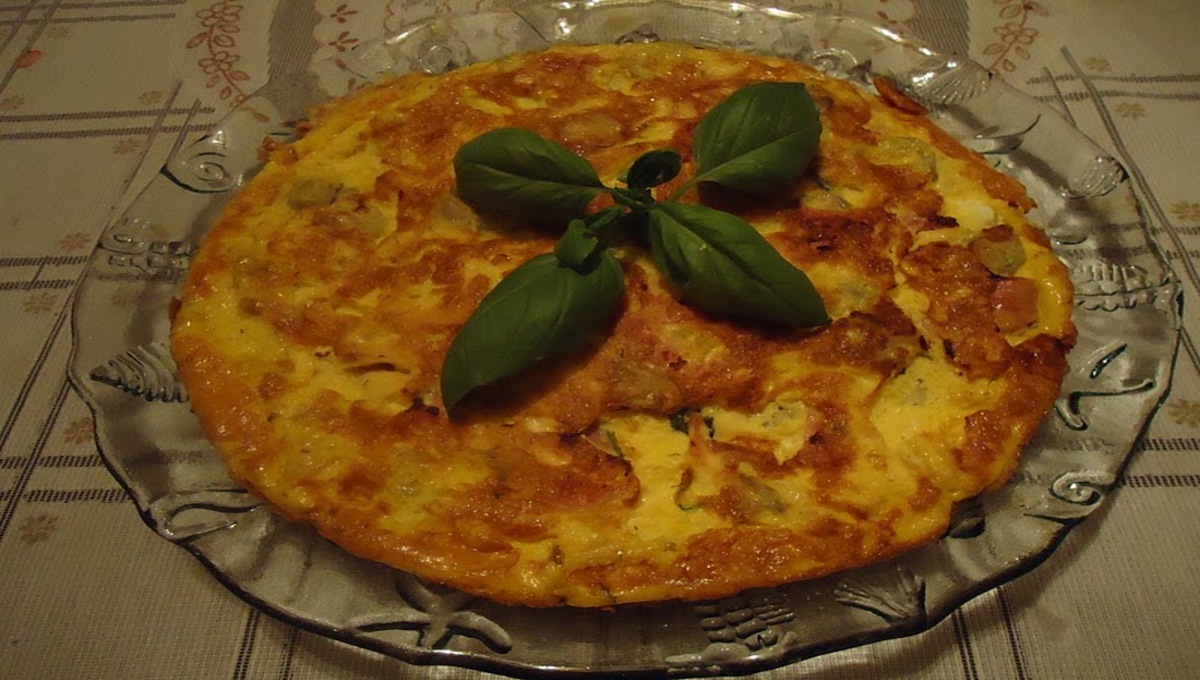 Omelete tradicional feita na airfryer muito rápido de preparar