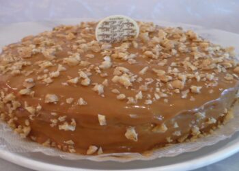 Bolo de Laranja com Doce de Leite