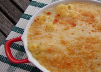 Macarrão Gratinado com 3 Queijos