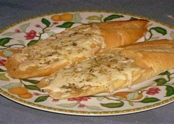 Pão de Alho com Queijo Mussarela