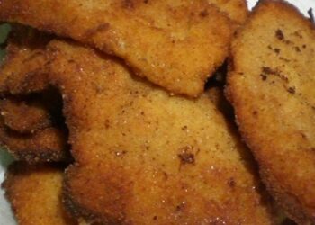 Peixe empanado na airfryer que fica bem crocante ótimo para fazer no jantar