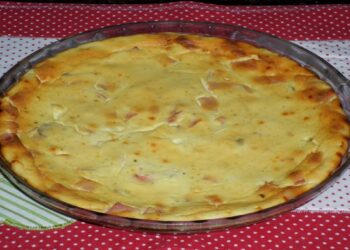 Torta de Ricota Salgada de Liquidificador