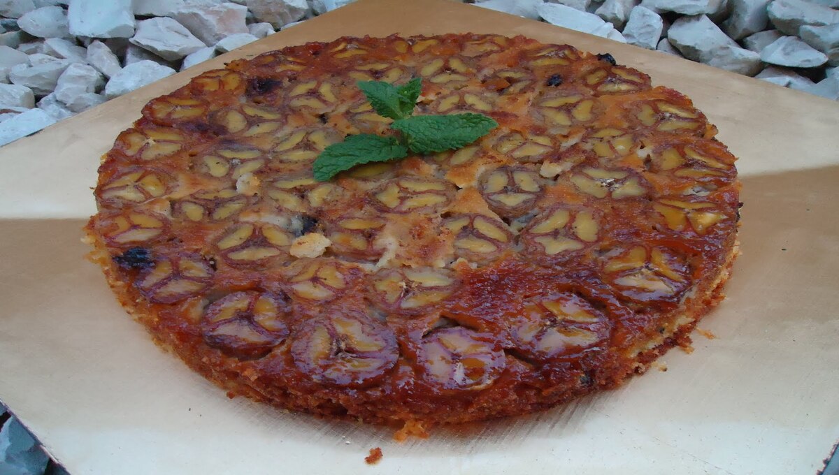 Bolo de Aveia com Banana de Frigideira que fica pronto em poucos minutos