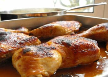 Coxas de Frango de Forno com 4 ingredientes