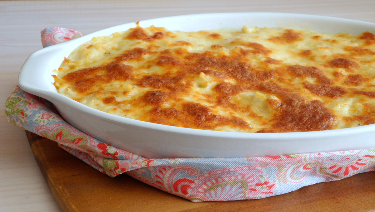 Filé de Frango Gratinado aos 4 Queijos que fica incrivelmente saboroso