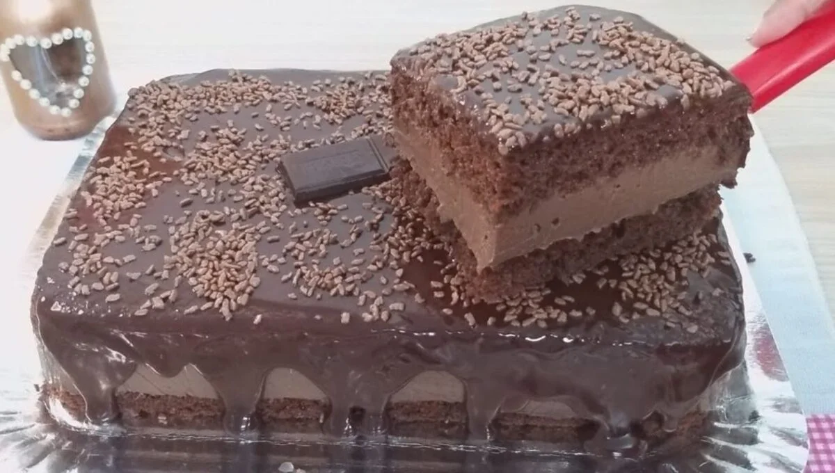 Sobremesa Gelada de Forno com Chocolate