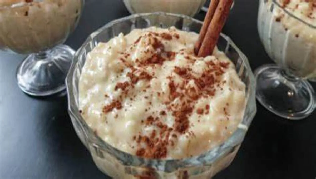 Arroz Doce Cremoso com 3 ingredientes