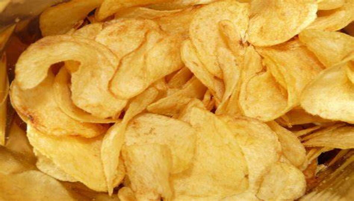 Batata Chips Caseira com 3 ingredientes