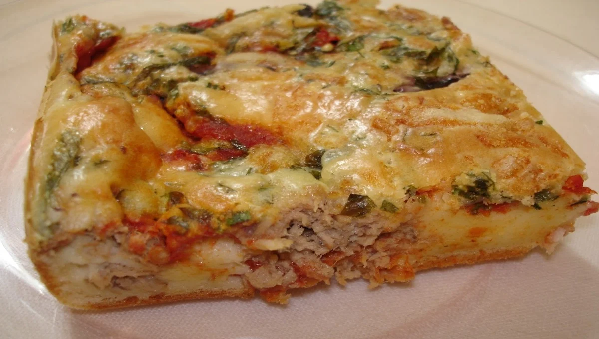 Torta Salgada de Sardinha e Milho no Liquidificador que rende bastante