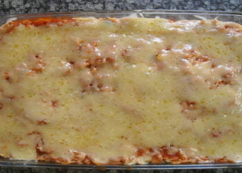 Arroz Cremoso de Forno com 3 queijos