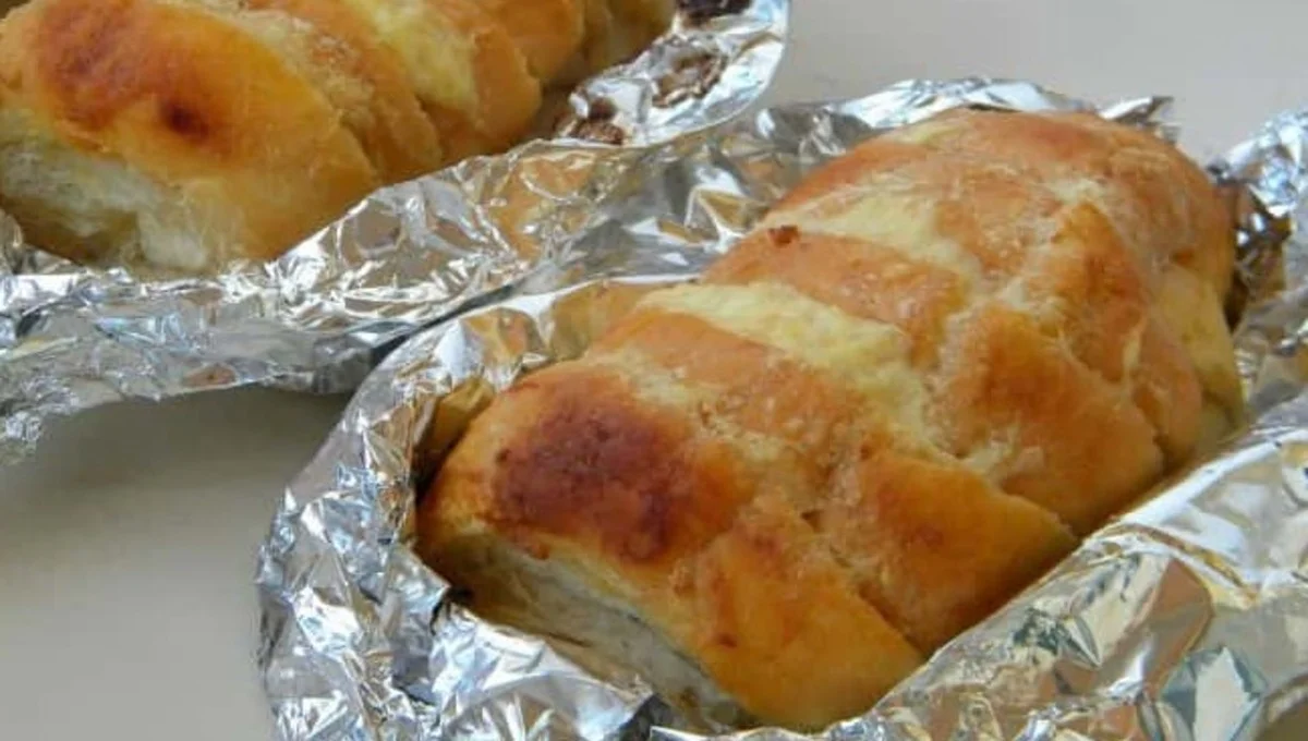 Pão de Alho na Airfryer com Recheio