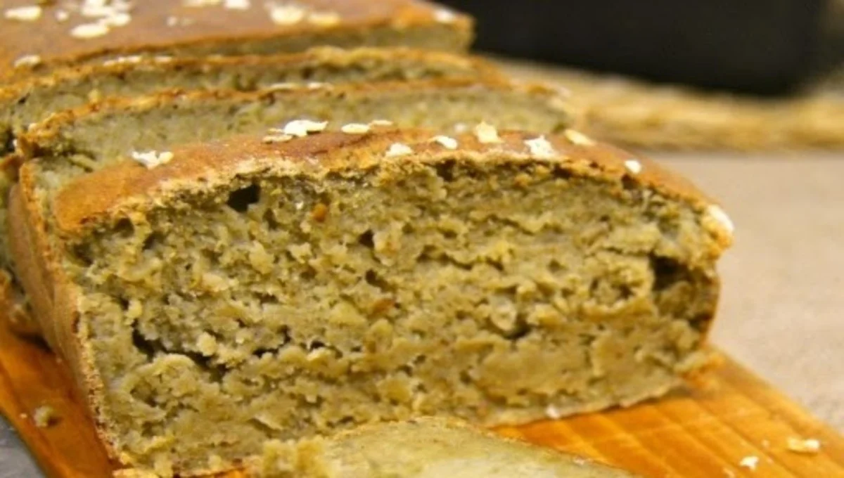 Pão de Aveia de Massa Mole Sem Frigideira