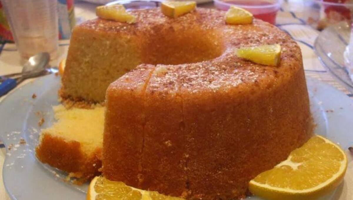 Bolo de 2 Sucos de Laranja