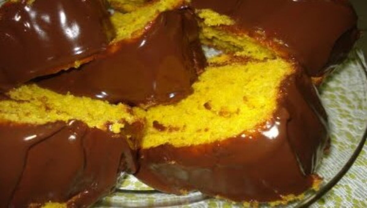 Bolo de Cenoura de Liquidificador