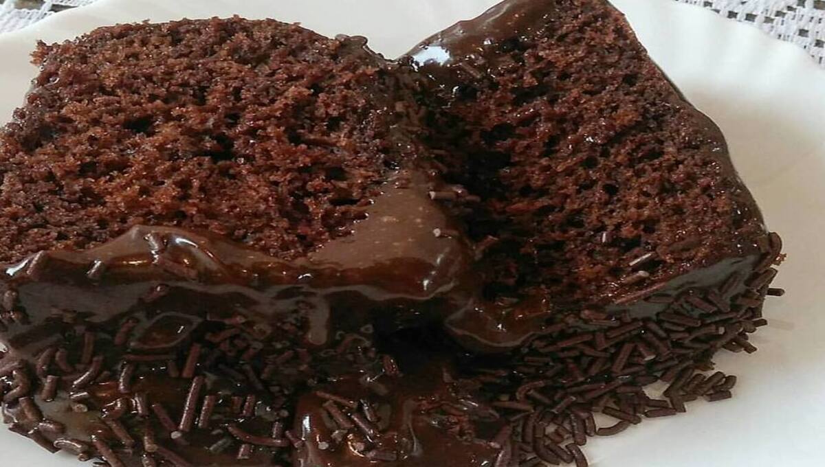 Bolo de Chocolate de Liquidificador