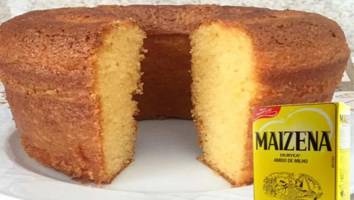 Bolo de Fubá com Maisena