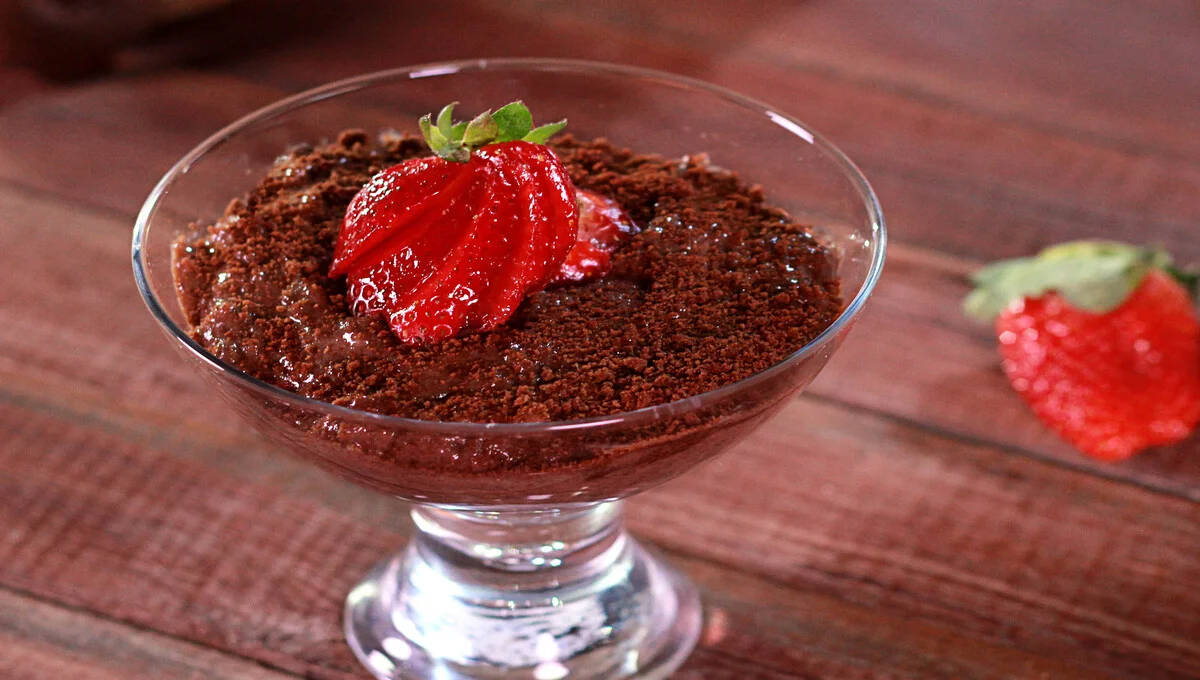 Mousse Cremoso de Chocolate ao Leite