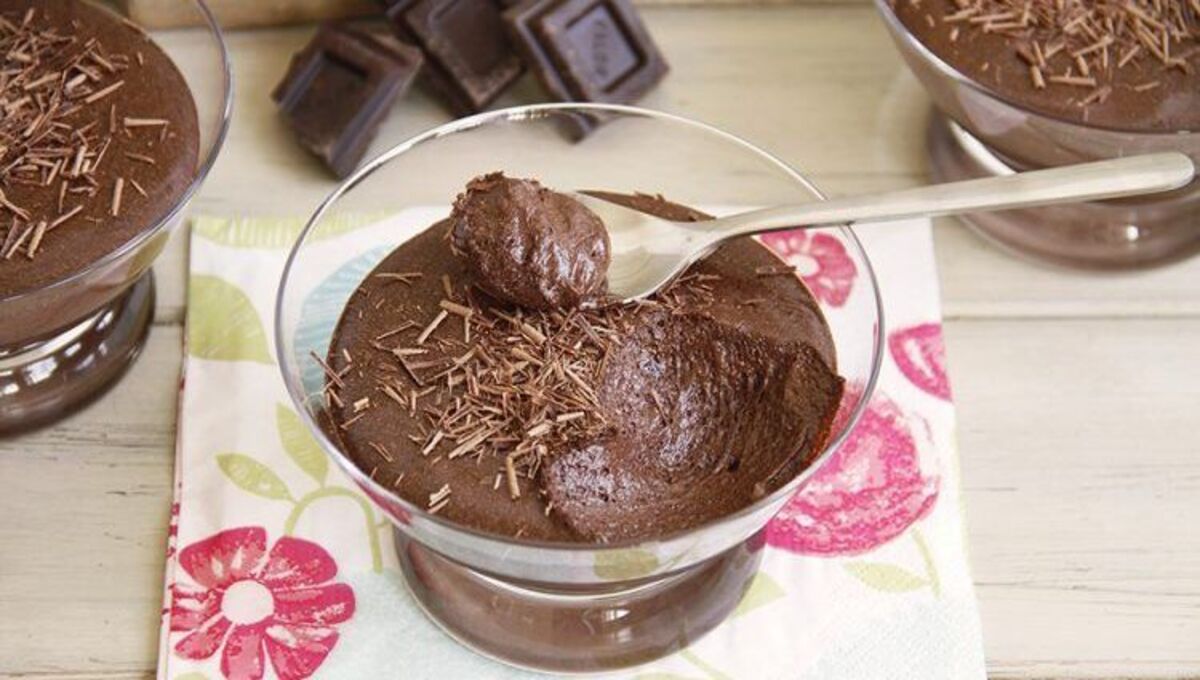 Mousse de chocolate com 3 ingredientes muito simples que todos vão amar