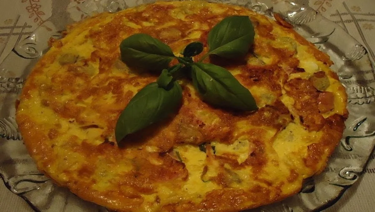 Omelete de Frigideira Temperado