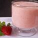 Suco de Morango com Leite de Coco bem cremoso com 5 ingredientes