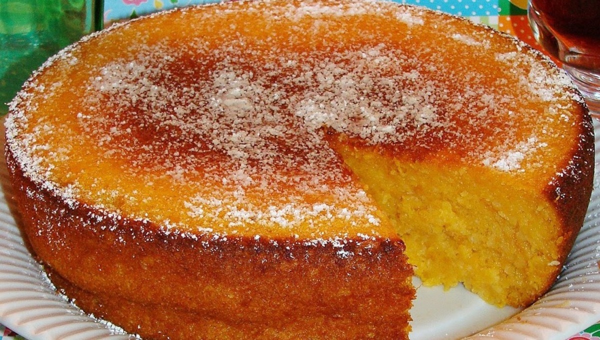 Bolo de Batata Doce no Liquidificador