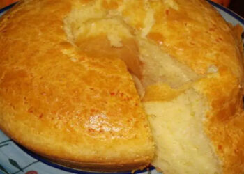 Bolo de Pão de Queijo na Airfryer