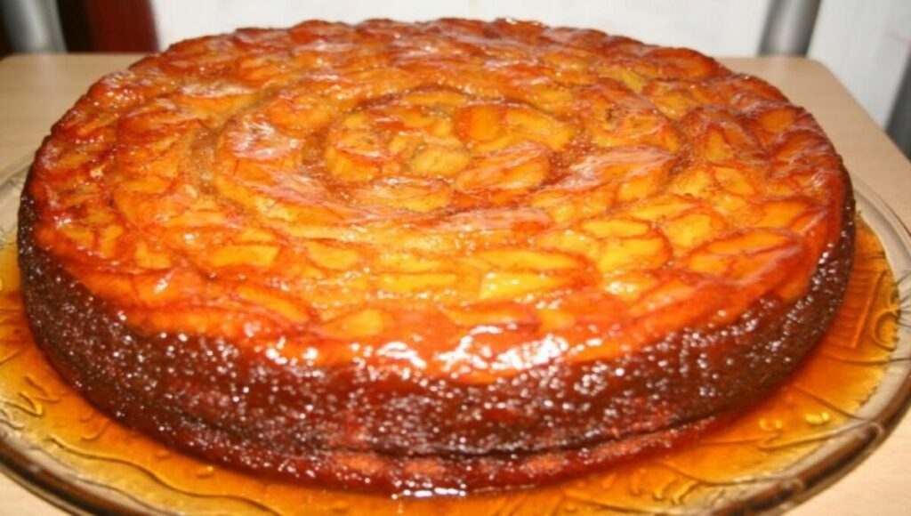 Bolo de Banana Caramelizada de Liquidificador