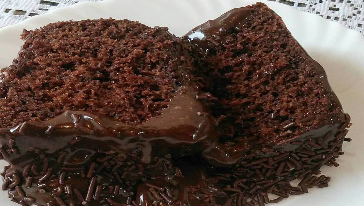 Bolo de Chocolate no Liquidificador