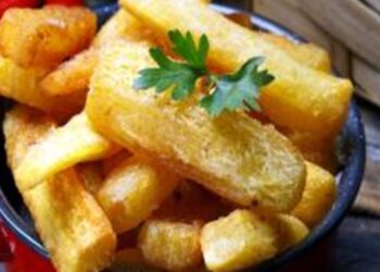 Aipim Caipira Frito com 3 ingredientes