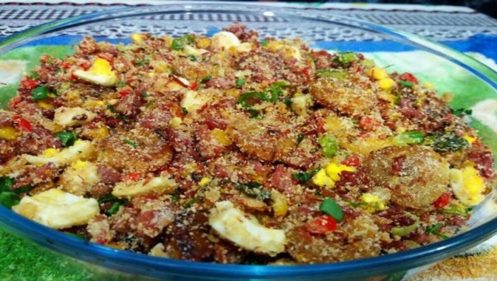 Farofa Caseira com Bacon