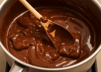 Ganache Caseiro de Leite de Coco com 2 ingredientes na panela, em 10 minutos