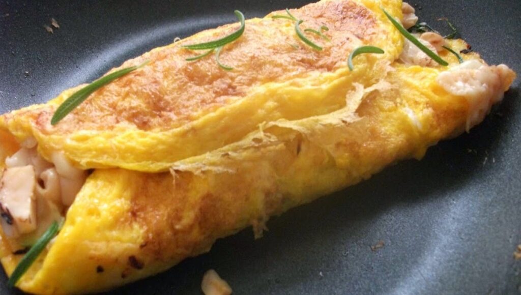 Omelete Simples na Frigideira