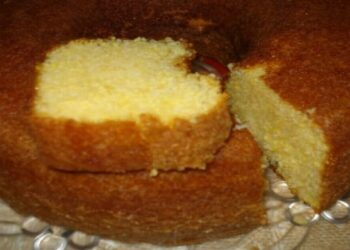 Bolo de 3 ingredientes Sem Farinha de Trigo