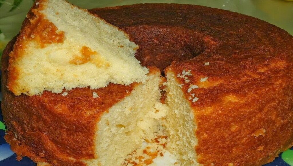 Bolo de Arroz Cozido Sem Glúten