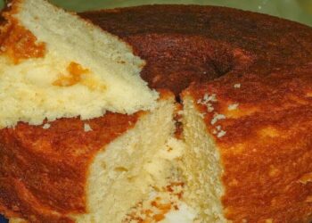 Bolo de Arroz Cozido Sem Glúten