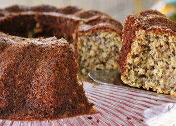 Bolo de Banana Com Aveia Sem Açúcar e Sem Farinha de Trigo