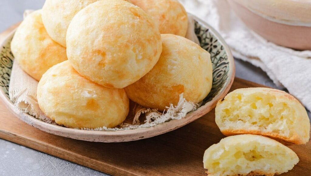 Pão de Queijo Sem Glúten e Sem Lactose