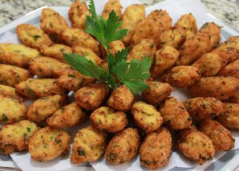 Bolinho de Bacalhau Crocante com Batata