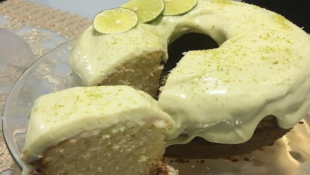 Bolo de Limão Fofinho Verde